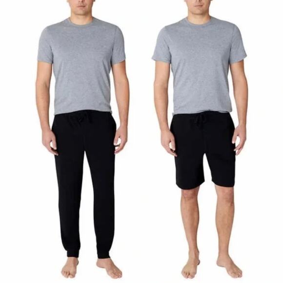 New Eddie Bauer Men’s 2-Pk Lightweight Cotton Blend Jersey Active Casual Shorts - Picture 1 of 5